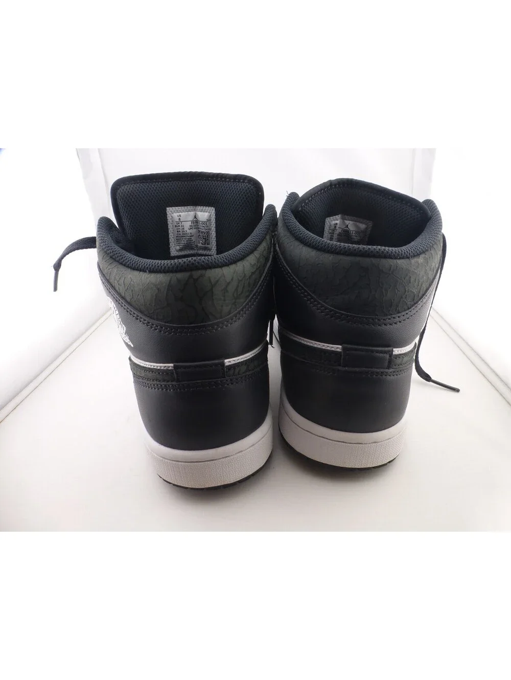 Nike Air Jordan 1 Mid Black White Black Men's Sneakers US 8 FB9911-0 - M14
